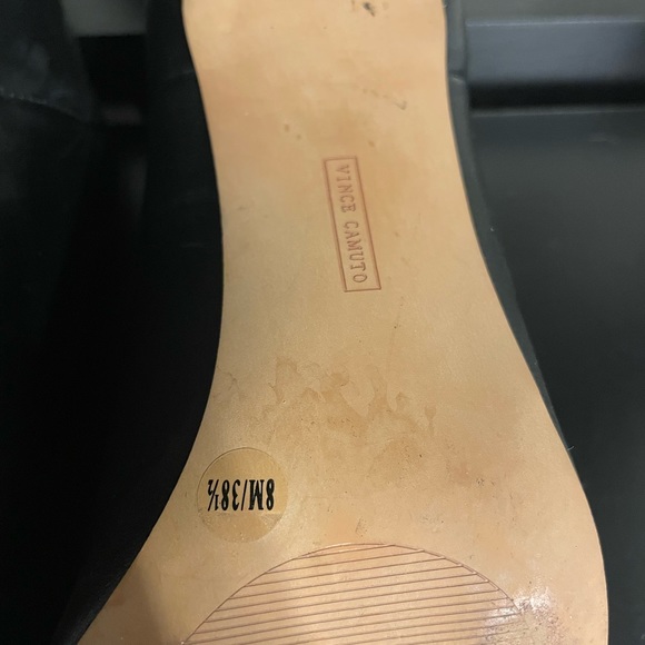 Vince Camuto Black Leather Booties - Picture 5 of 5